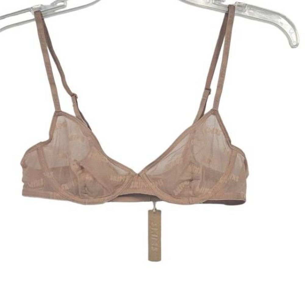 Skims underwire logo bra Nwt